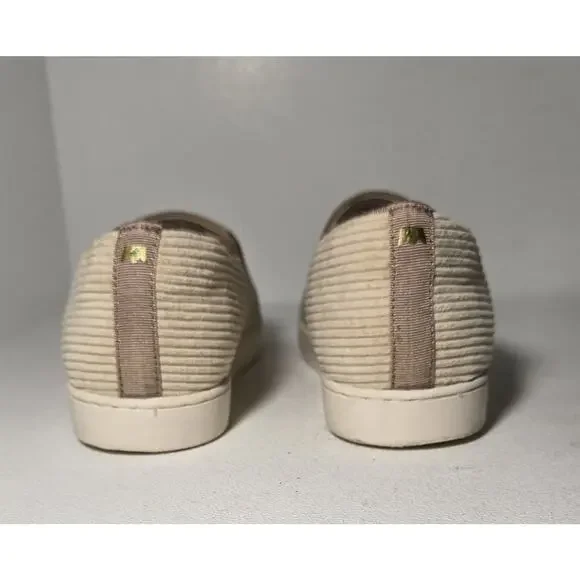 Birdies The Swift Slip On Shoes Corduroy Oatmeal Beige Sneakers - Size 10 - Picture 8 of 10